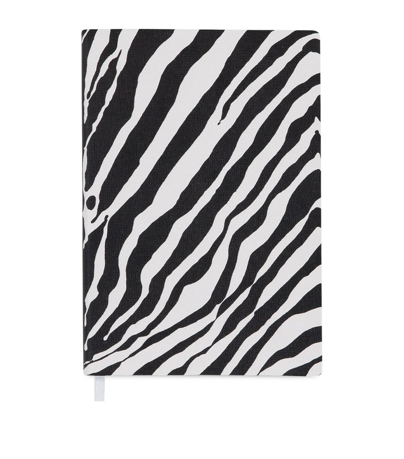 Dolce&Gabbana Casa zebra print A5 notebook - British product