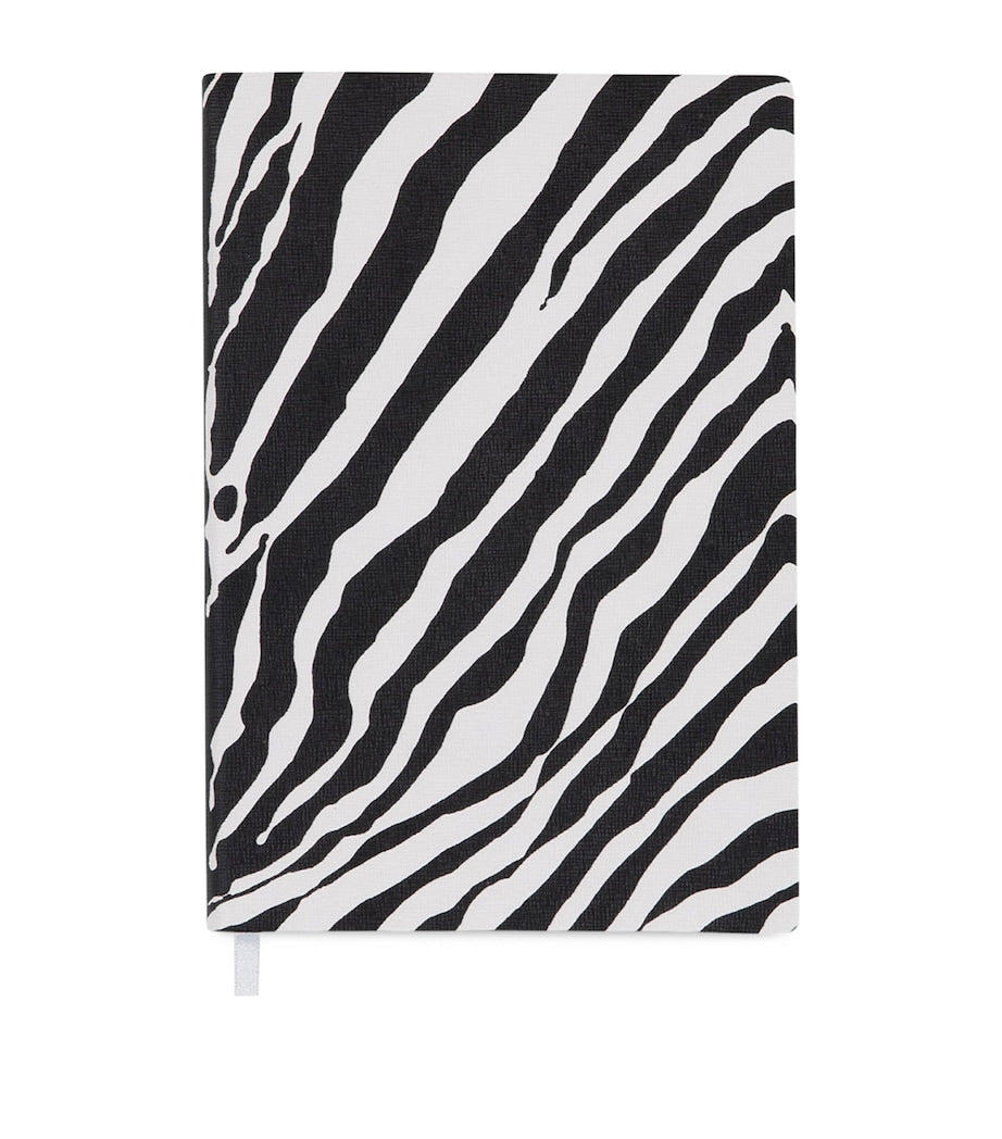 Dolce&Gabbana Casa zebra print A5 notebook - British product