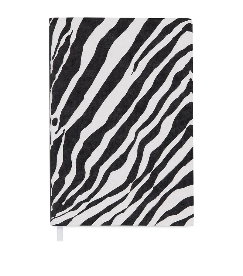 Dolce&Gabbana Casa zebra print A5 notebook - British product