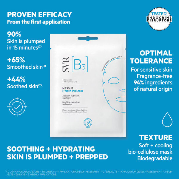 SVR Hydra Intensive replenishing sheet mask 150ml - British product