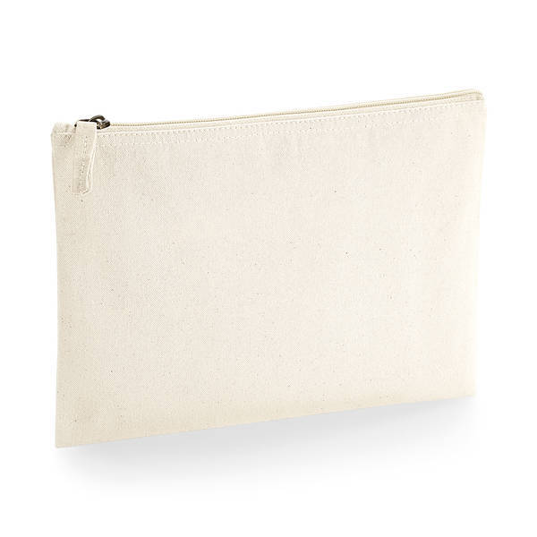 Westford Mill EarthAware accessory pouch in cotton canvas (British brand)