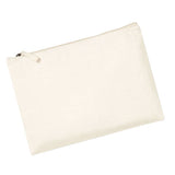 Westford Mill EarthAware accessory pouch in cotton canvas (British brand)