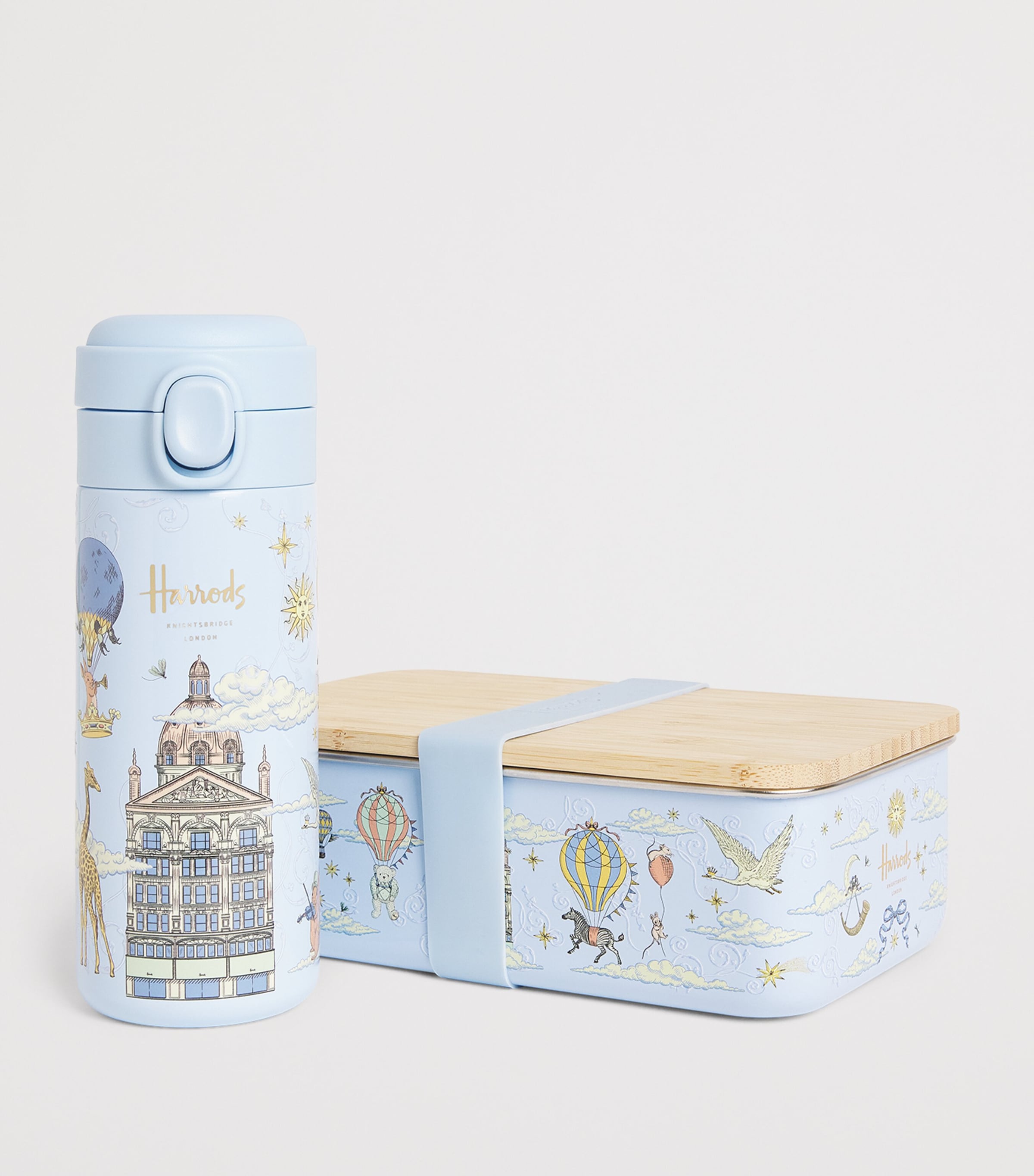 Harrods Metal Icons lunch box, UK version