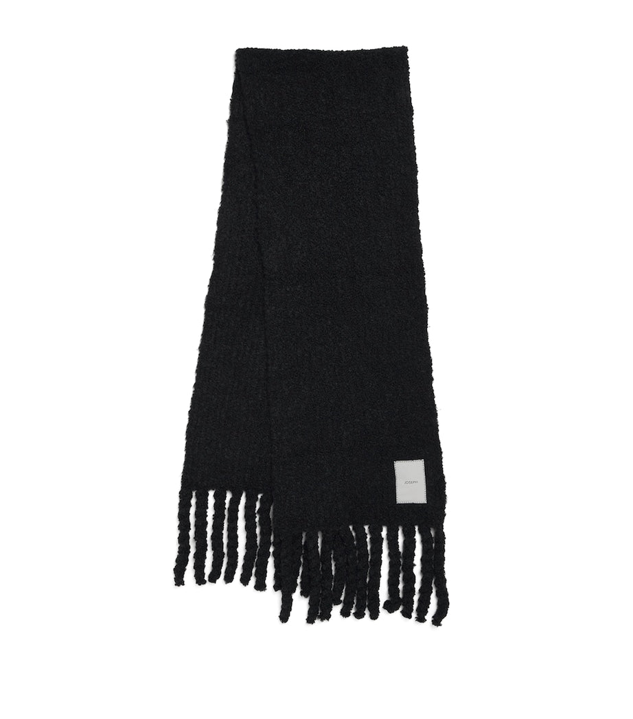 Joseph bouclé knit scarf (British brand)