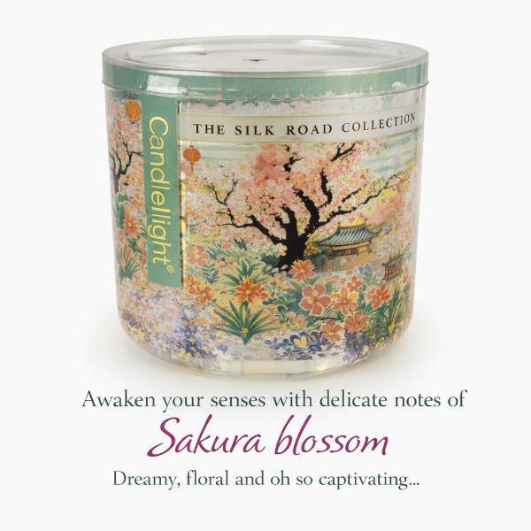 Candlelight LED candle Chengdu cherry blossom scent - imported from the UK