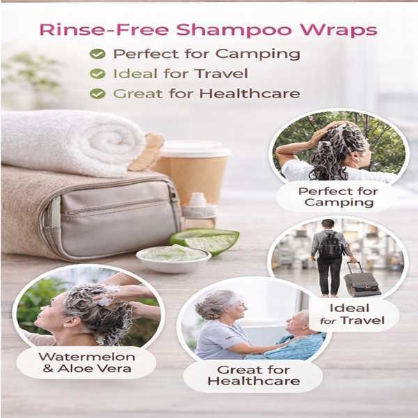 Nilaqua biodegradable shampoo and conditioner wrap antibacterial - British product