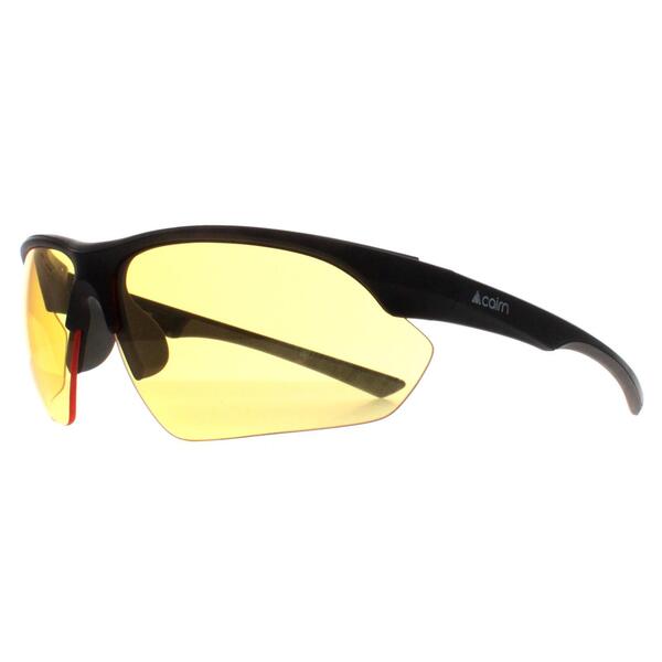 Cairn DhLight matte black sunglasses yellow lens - British product
