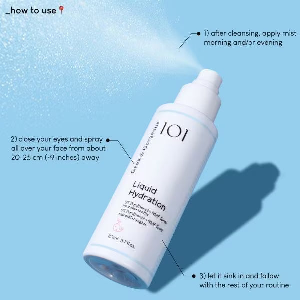 Geek & Gorgeous 101 Panthenol Hydrating Toner 110ml, UK version