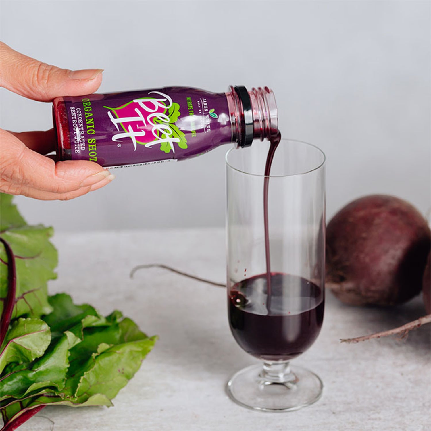 James White Drinks Beet It Organic Beetroot Shot 15x70ml, UK version