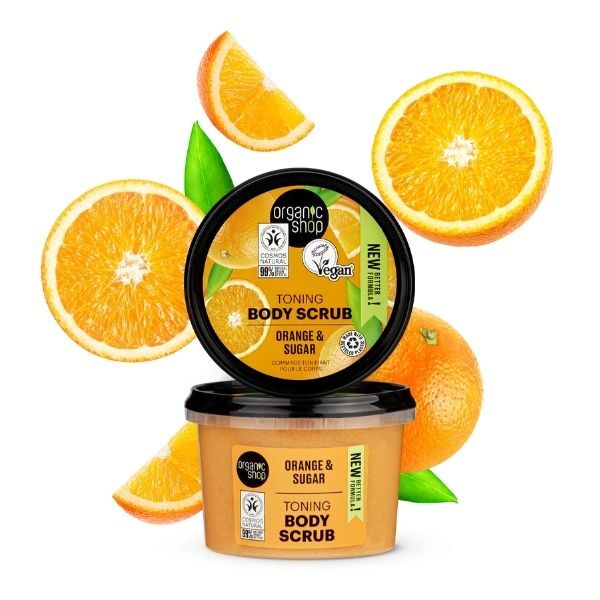 Organic Shop Toning Body Scrub Orange & Sugar 250ml GOODS Superdrug   