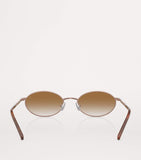 Brunello Cucinelli titanium gradient sunglasses, imported from the UK