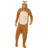 Smiffys fox costume brown all-in-one hood - British product
