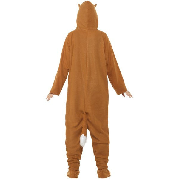 Smiffys fox costume brown all-in-one hood - British product