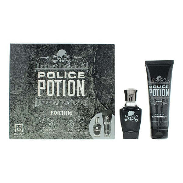 Police Potion gift set 30ml EDP 100ml shower gel - British product