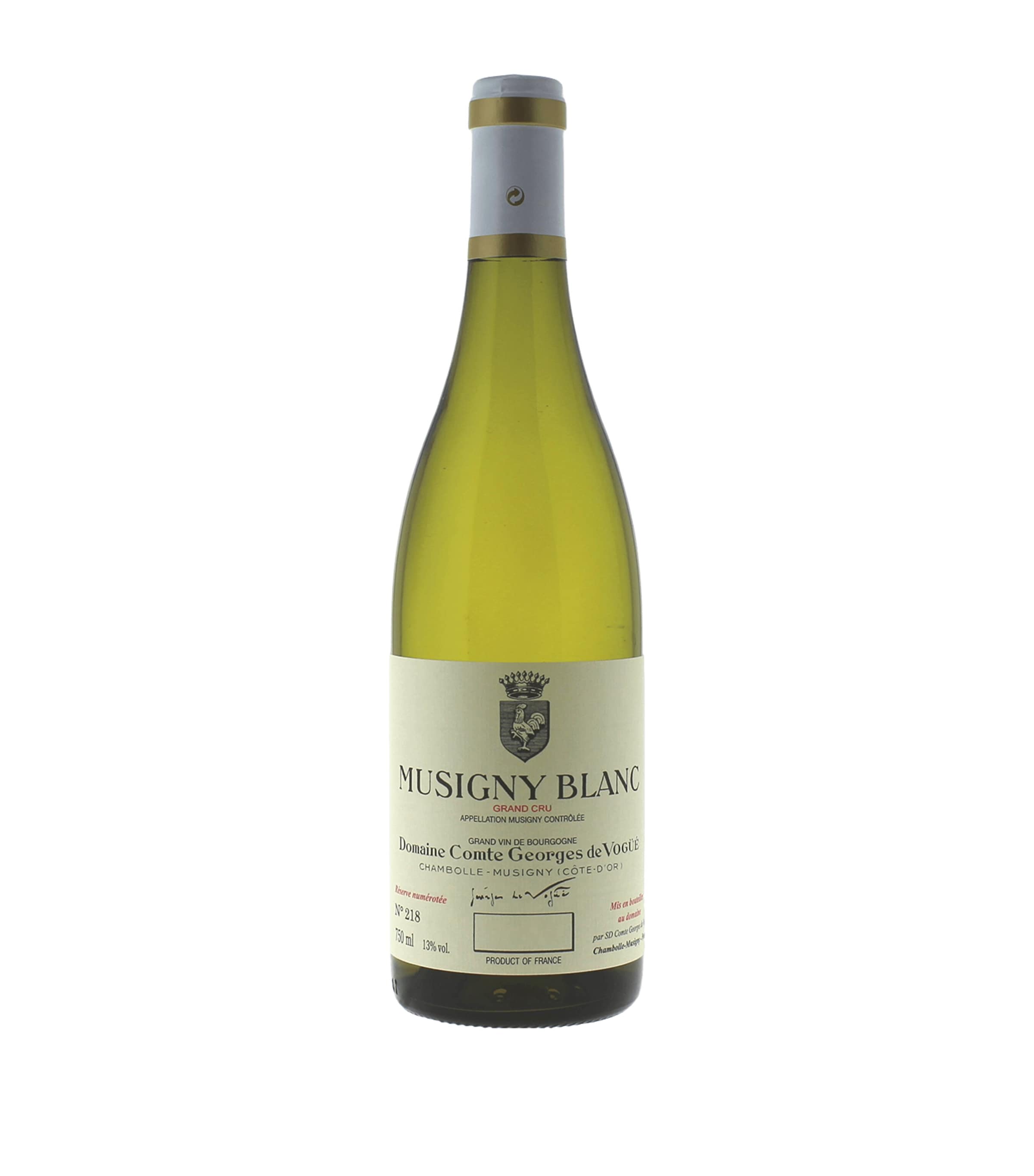 de Vogue Musigny Blanc Grand Cru 2021 white wine 75cl - British product