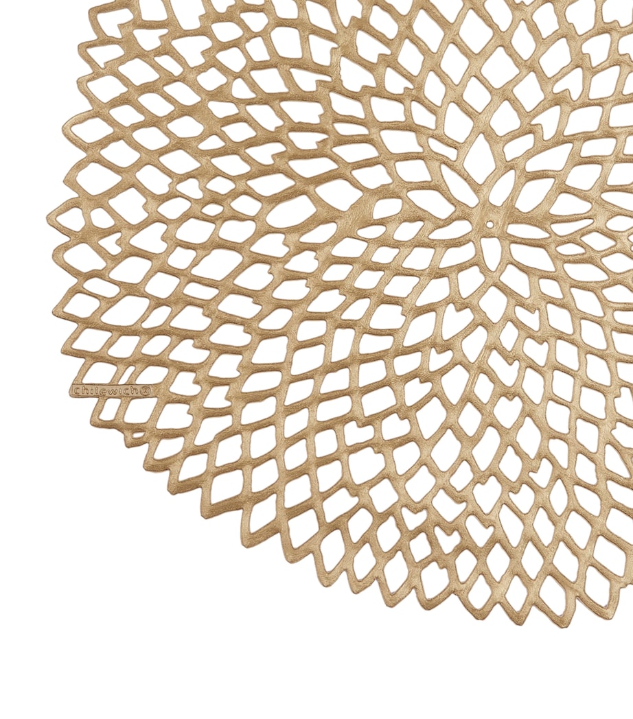 Chilewich Dahlia Round Placemat 40cm - British product