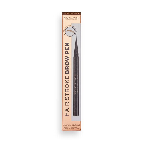 Revolution Hair Stroke Brow Pen Light Brown GOODS Superdrug   