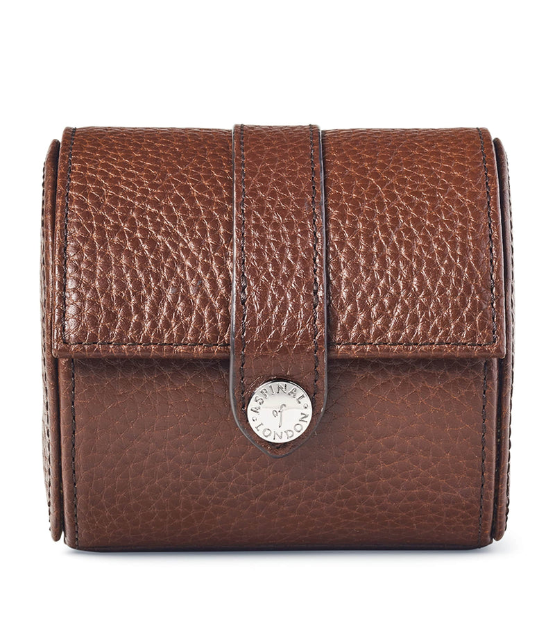 Aspinal of London leather watch roll 14.5cm - British product
