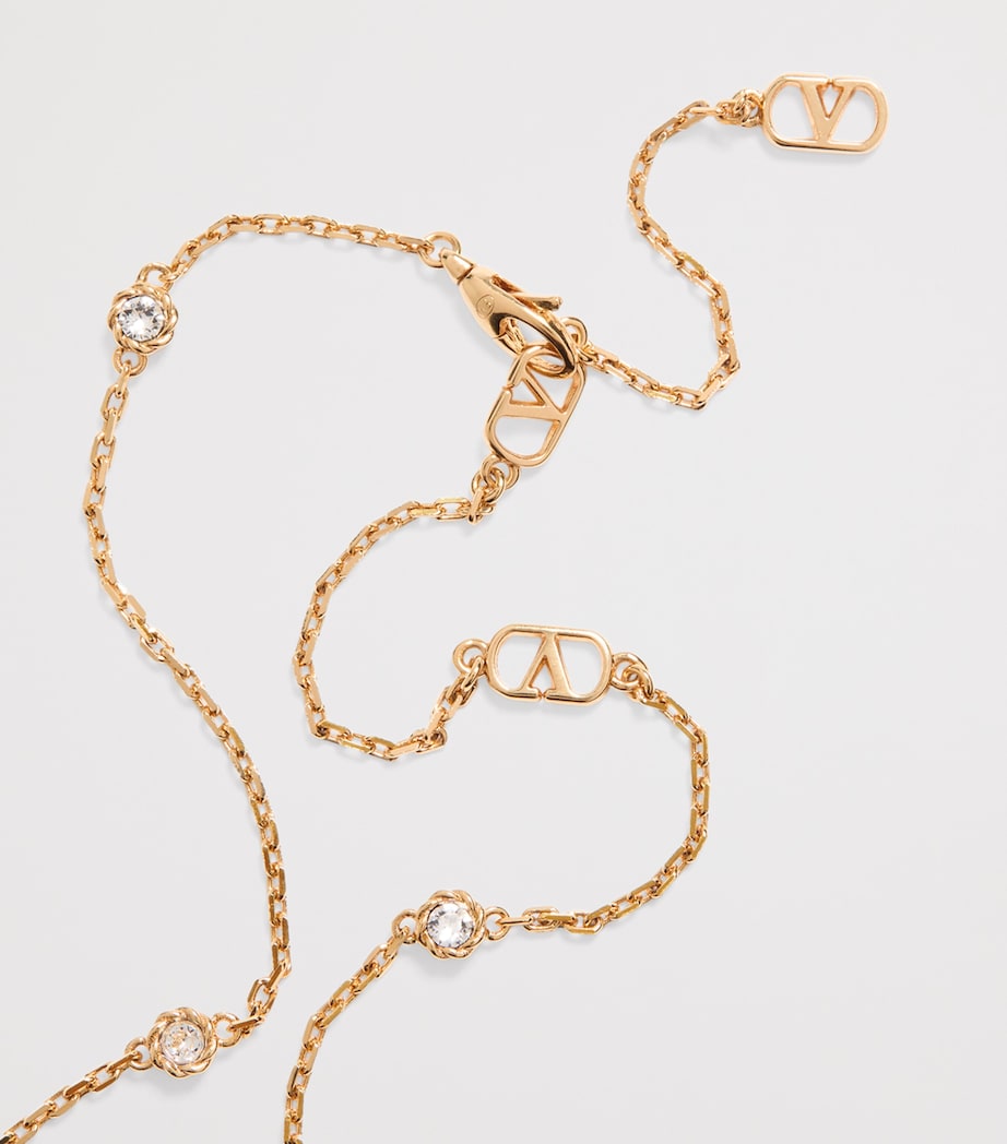 Valentino Garavani Cherryfic crystal necklace (British brand)