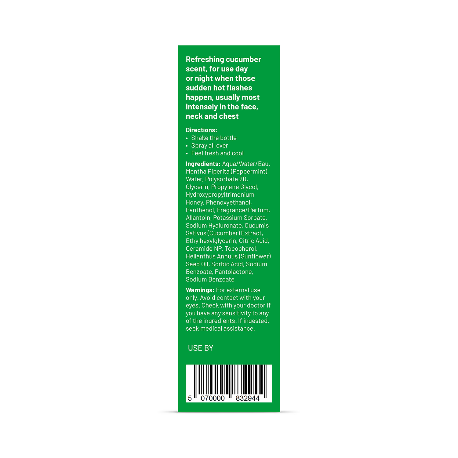 Flash Me cooling spray 80ml (British brand)