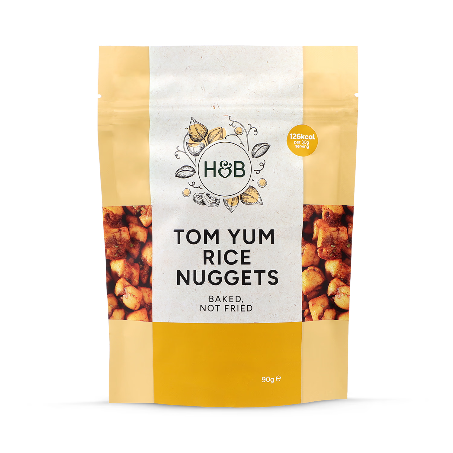 Holland & Barrett Tom Yum Rice Nuggets 90g, UK version
