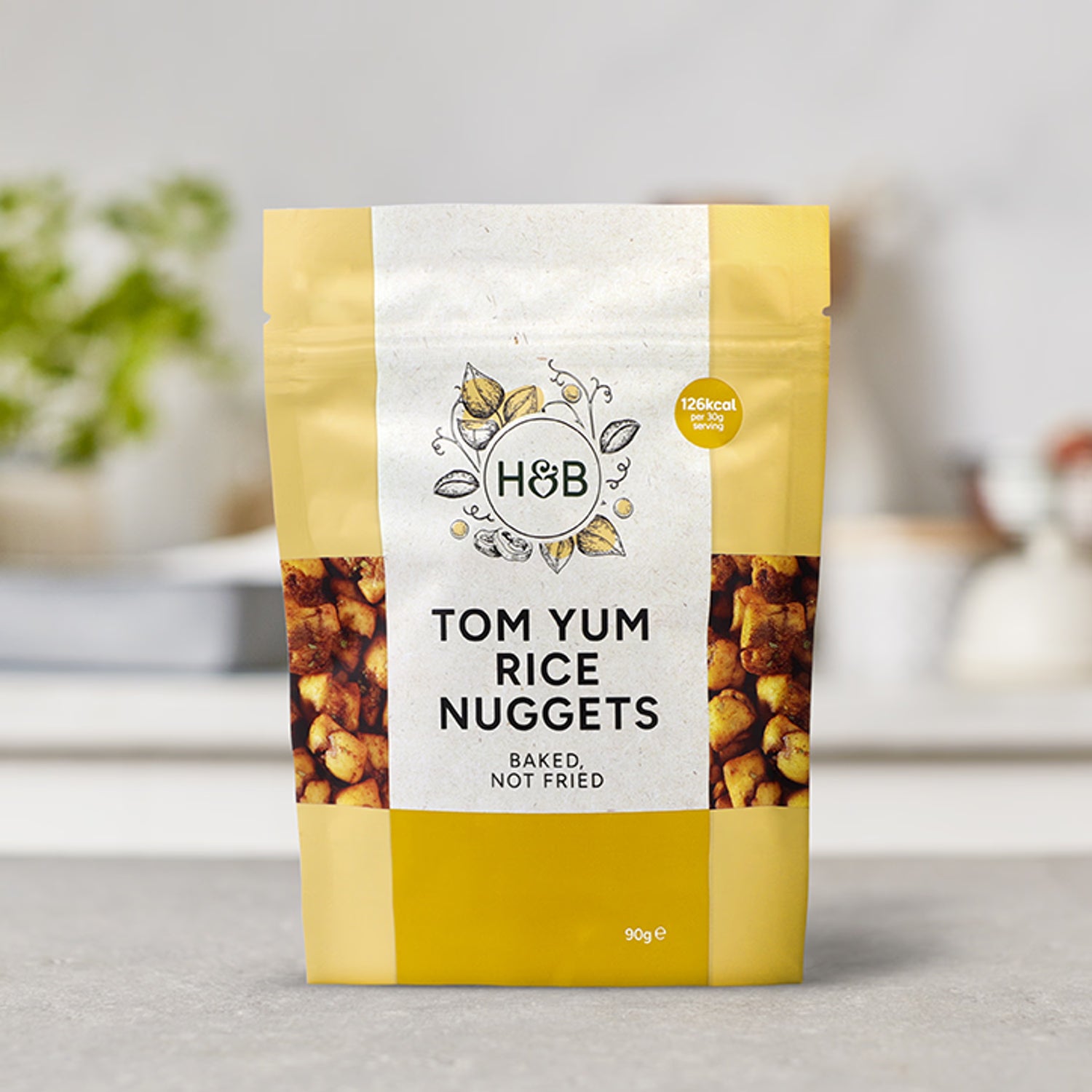 Holland & Barrett Tom Yum Rice Nuggets 90g, UK version