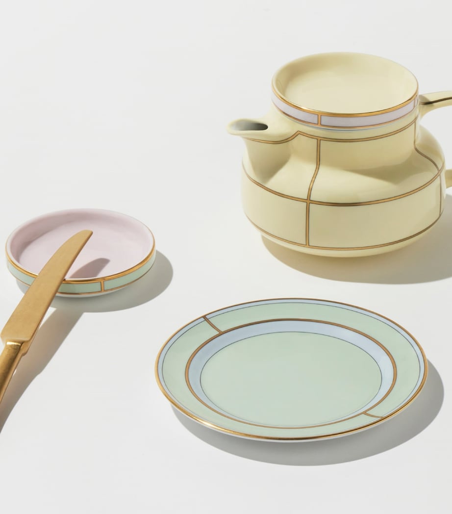GINORI 1735 Verde bread plate 17cm, UK version
