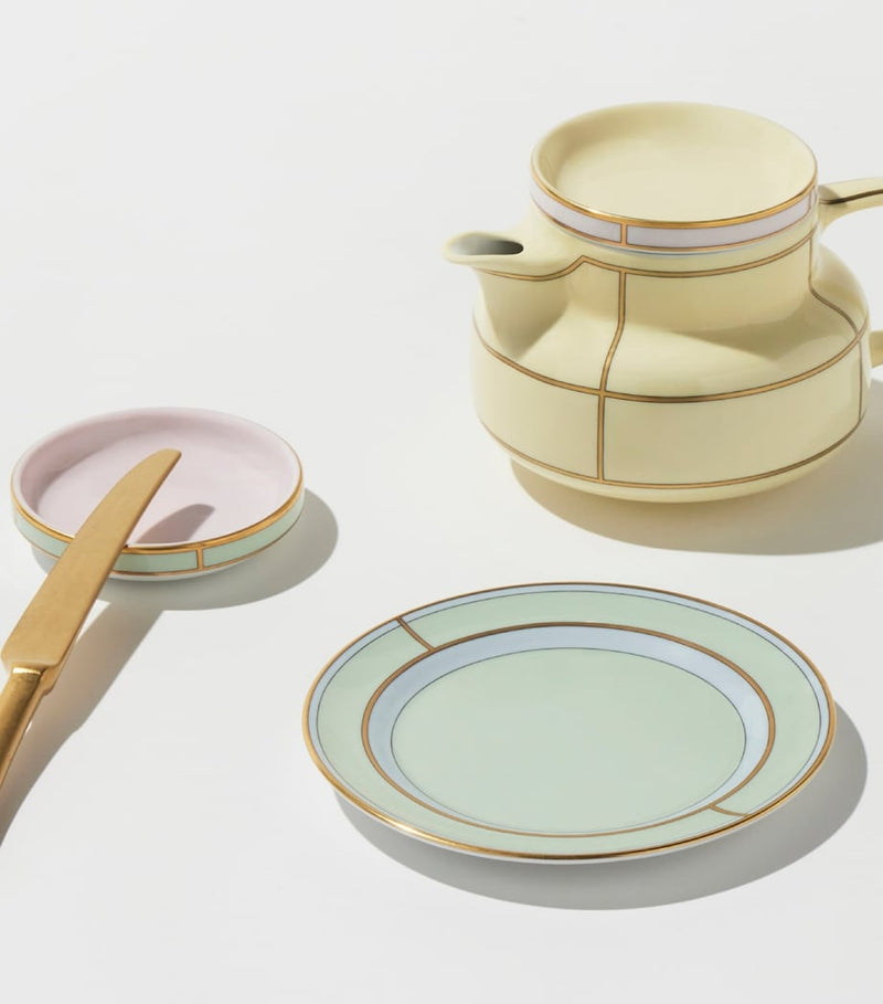 GINORI 1735 Verde bread plate 17cm, UK version