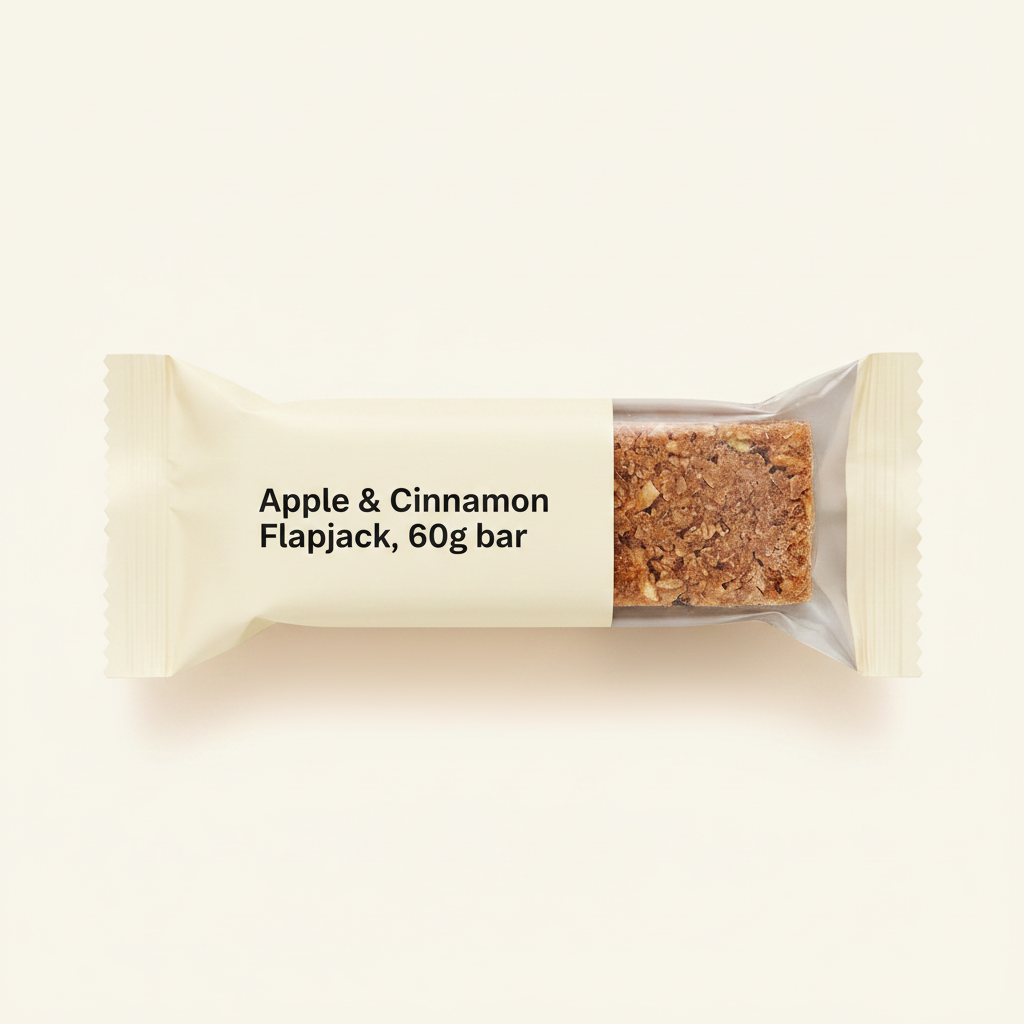 Holland & Barrett Apple Cinnamon Flapjack 80g, UK version