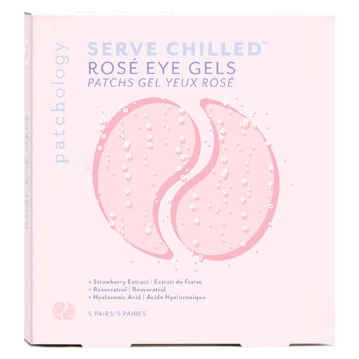 Patchology Serve Chilled Rosé Eye Gels 5 Pairs GOODS Boots   