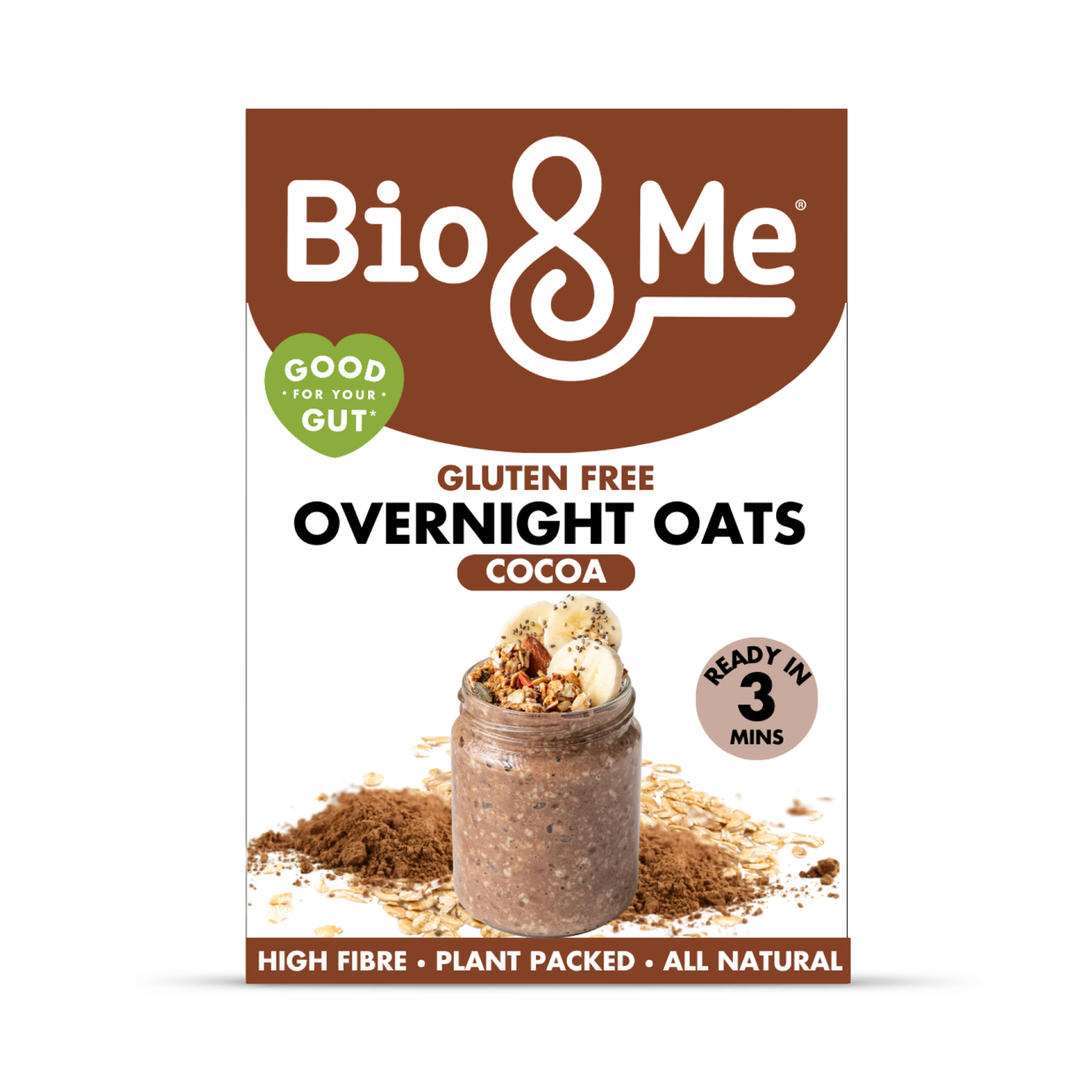 Bio & Me cocoa overnight oats 350g (British brand)