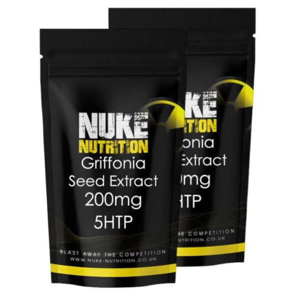 Nuke Nutrition Griffonia Seed Extract 5HTP 200mg - 120ct