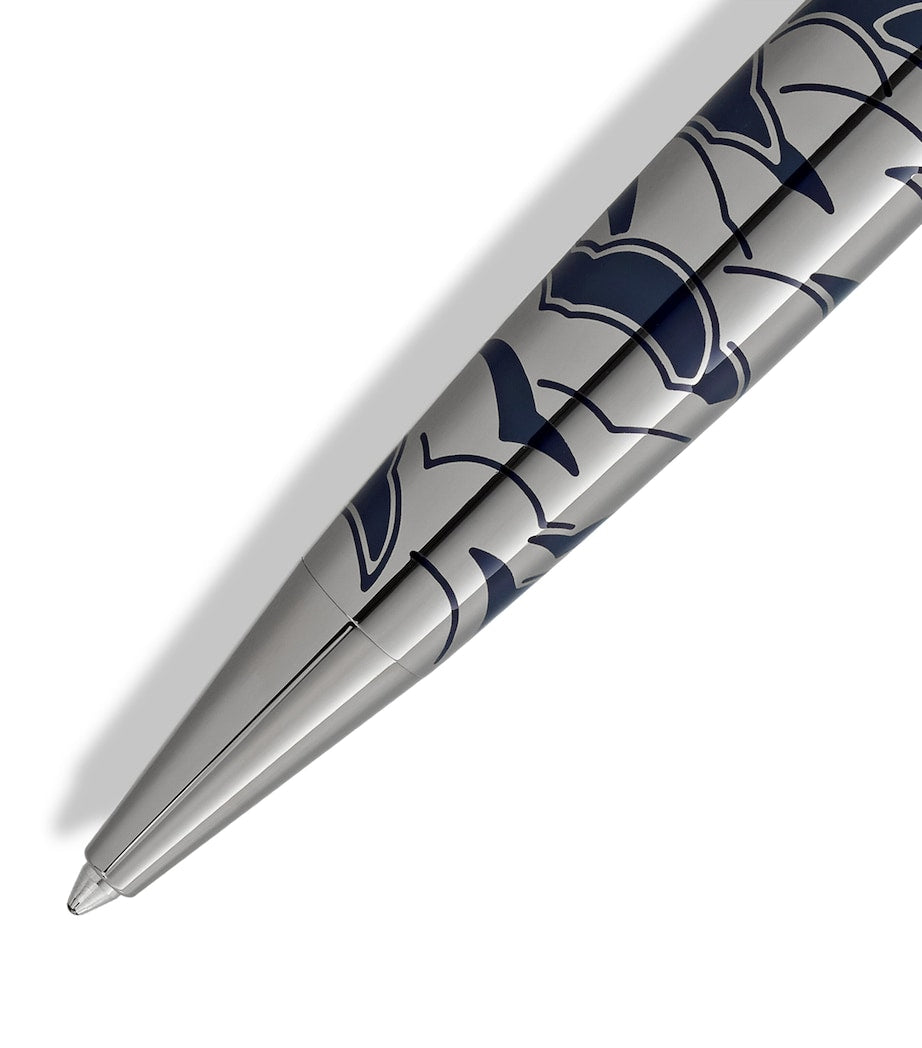 Montblanc ballpoint pen with Around the World design, midsize, imported from the UK