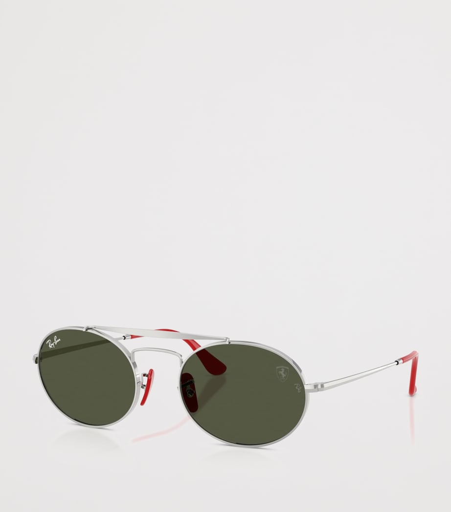Ray-Ban RB3775M oval metal sunglasses, UK version