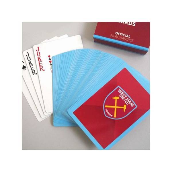 West Ham United FC playing card deck with club crest - British product
