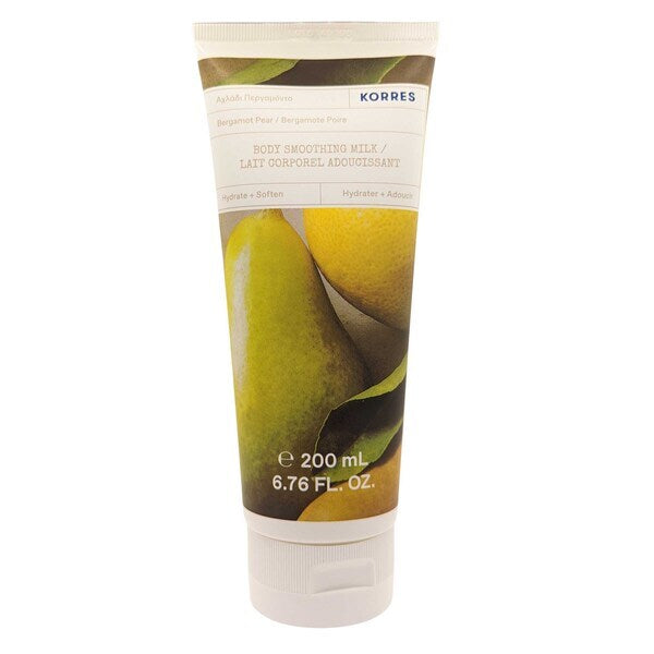 Korres - Body Smoothing Milk 200ml Hydrate Bergamot Pear GOODS Superdrug   