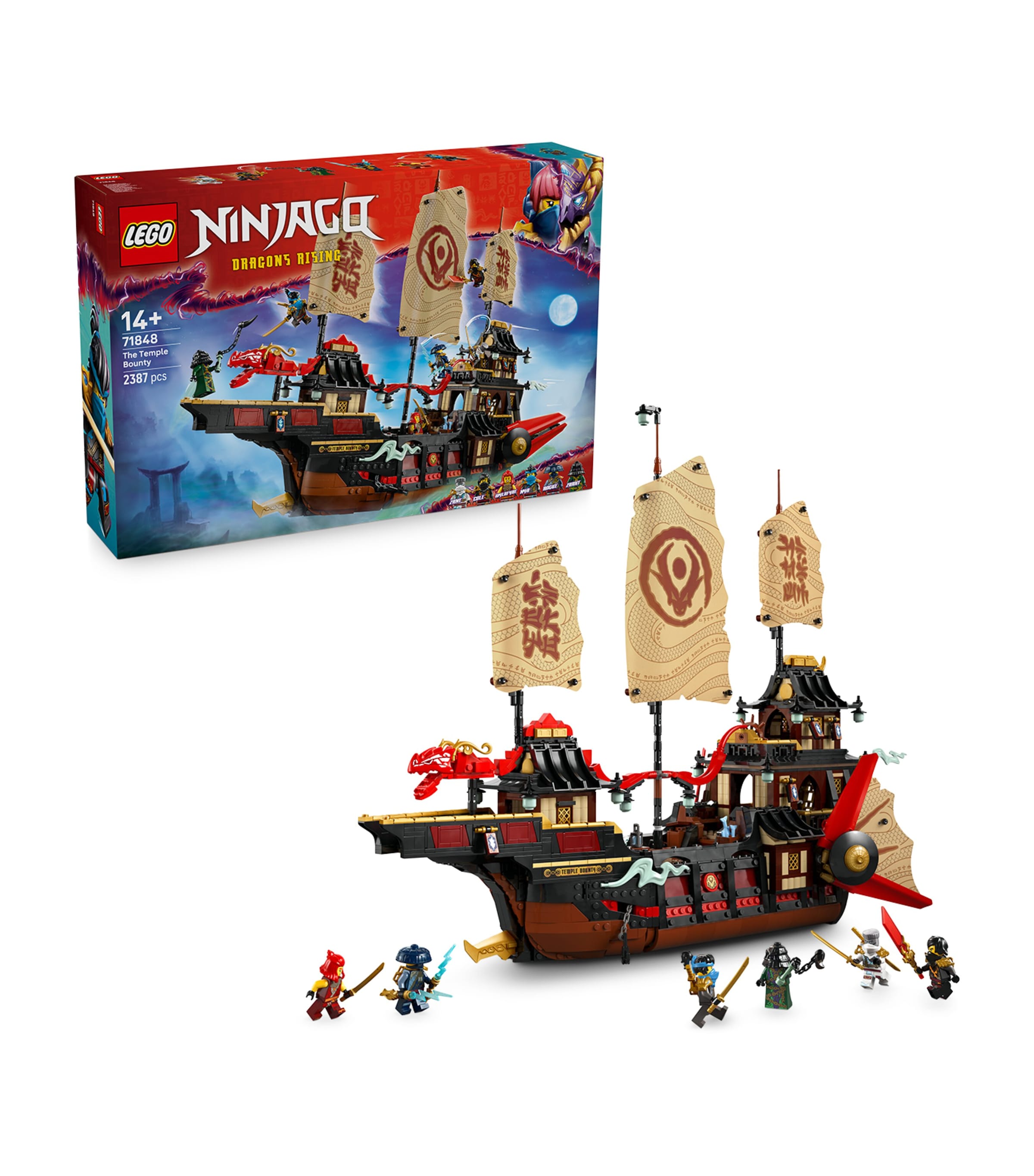LEGO Ninjago The Temple Bounty building set, UK version