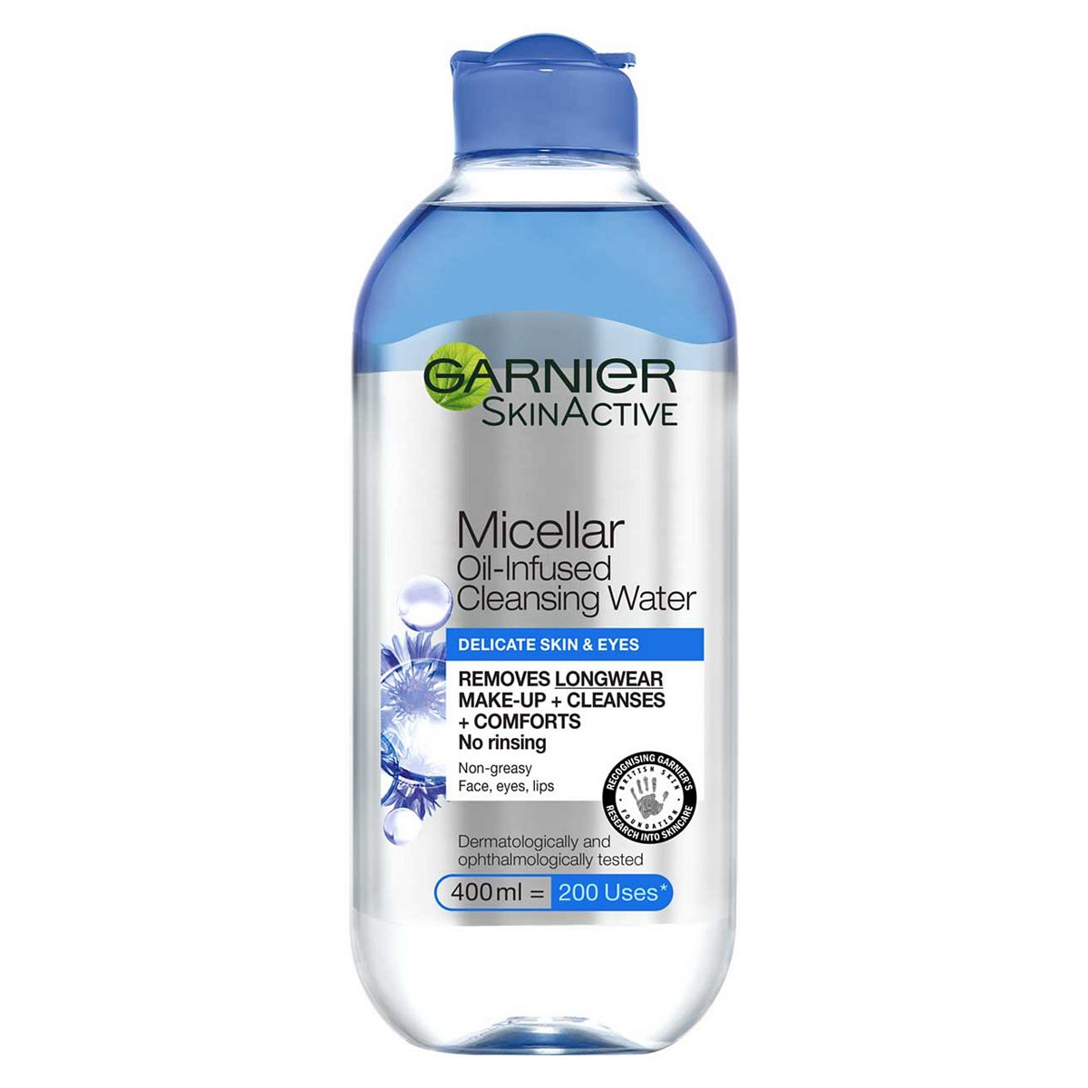 Garnier Micellar Water Facial Cleanser For Delicate Skin and Eyes, 400ml GOODS Boots   