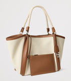 Ralph Lauren woven calfskin-trim RL 888 tote bag, UK version