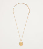 L'Atelier Nawbar yellow gold diamond lapis turquoise moon phase necklace, UK version