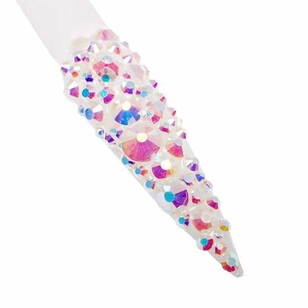 Claw Culture Cristallo Nail Art Stones Bright Blue 2-5mm Assorted
