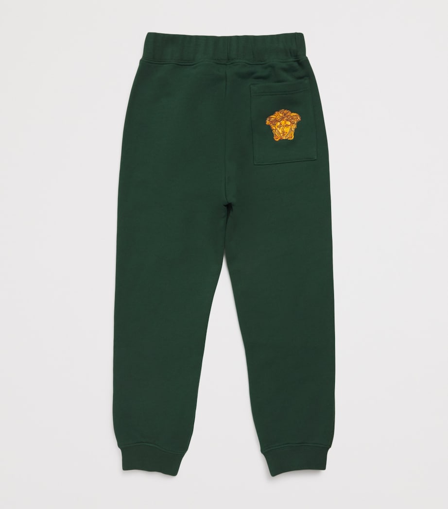 Versace kids cotton embroidered Medusa sweatpants 6-14 years (British brand)