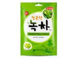 Mammos green tea candy with subtle sweetness, imported from the UK