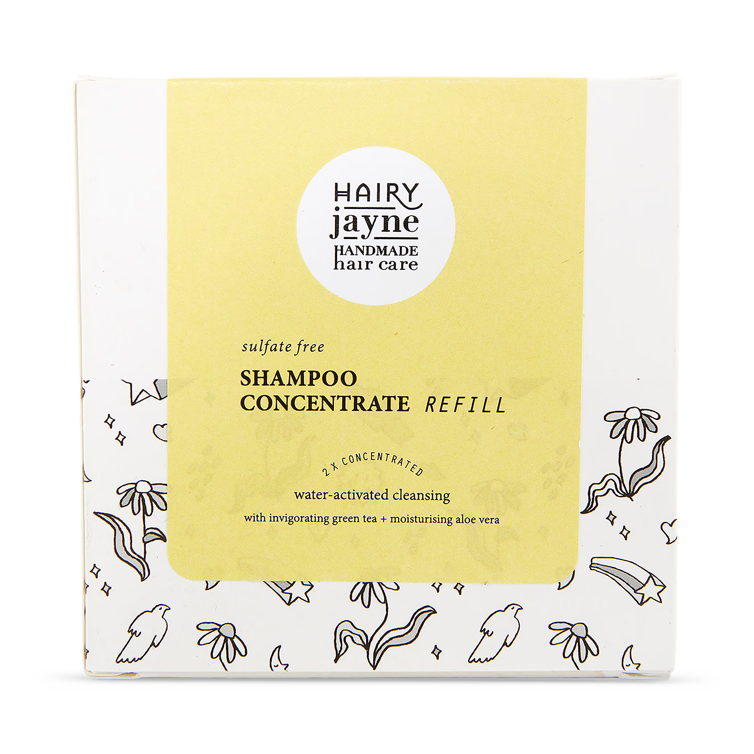 Hairy Jayne shampoo concentrate refill pouch, imported from the UK