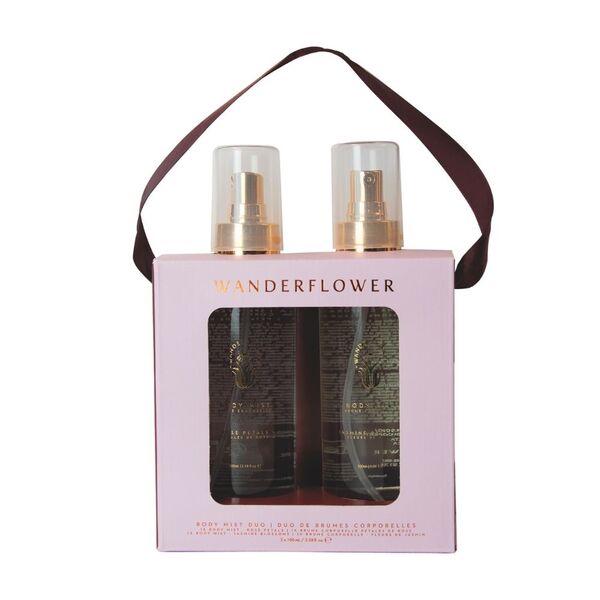 Wanderflower body mist gift set - British product