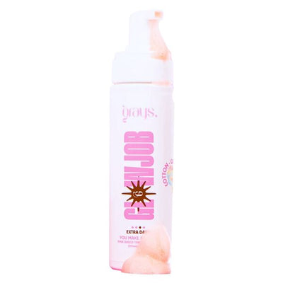 Superdrug Glowjob PINK Extra Dark You Make Me Foam Tanning Mousse 200ml- Buy online at McGrocer