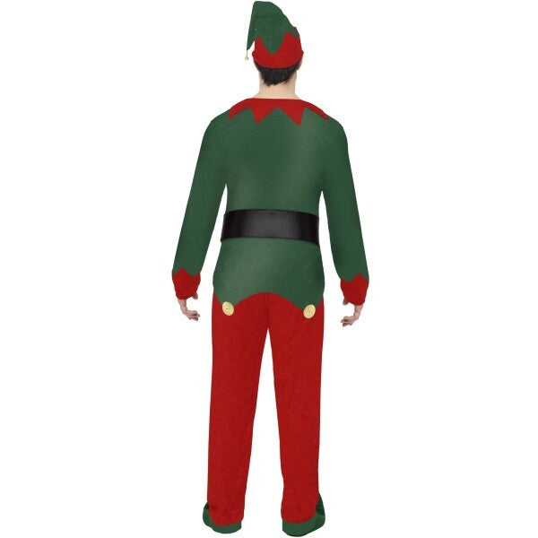 Smiffys mens elf costume set with hat and belt - British product