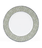 O.W. London geometric maze pattern dessert plates, set of two, 21cm diameter, imported from the UK