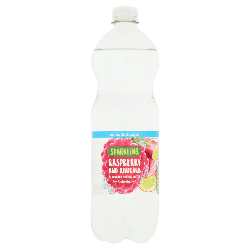 Sainsbury's Raspberry & Rhubarb Sparkling Water 1L