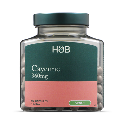 Holland & Barrett Holland & Barrett Cayenne Pepper Extract 360mg Capsules 90 Count- Buy online at McGrocer